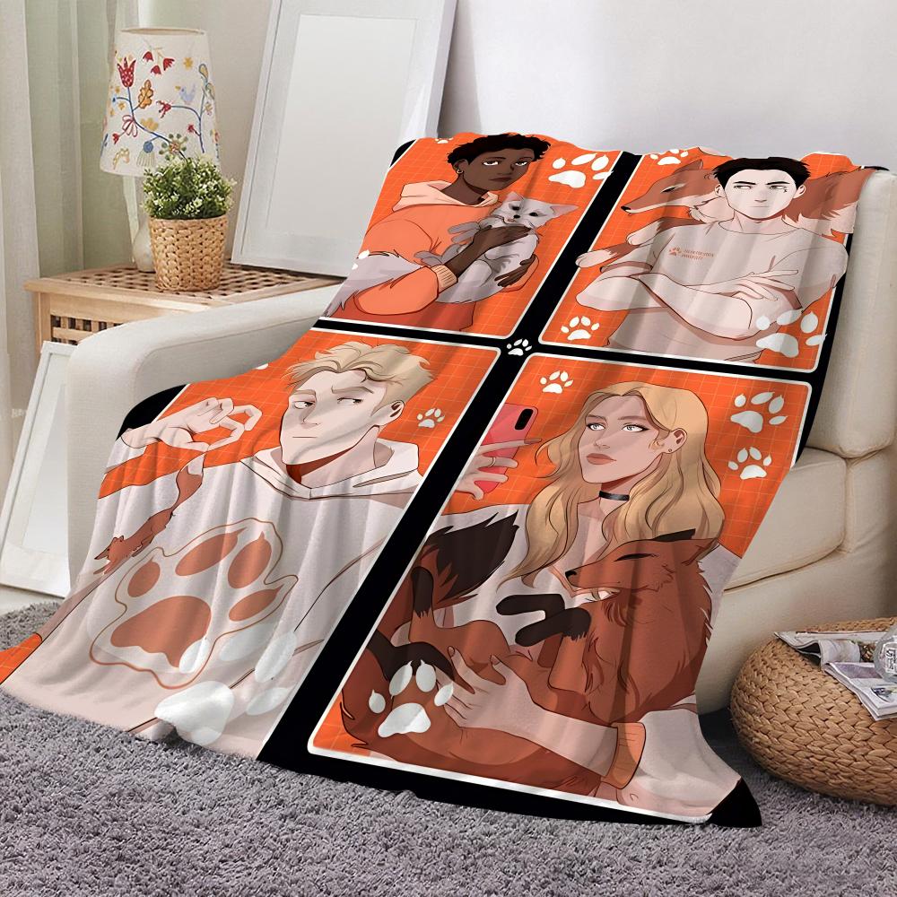 AFTG All For The Game Retro Print Throw Cozy Soft Flannel Throw Lightweight Skin-Friendly For Sofa Bed Office & Travel