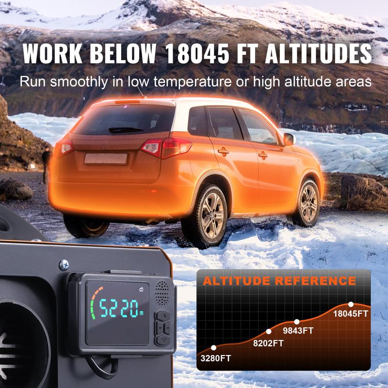 SucceBuy Diesel Air Heater 5/8KW 12V All in One Car Heater with Low Noise Remote Control for RV Truck Boat Parking Diesel Heater