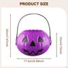 Halloween Candy Bucket Container, Decoration, with Handle, Holder,