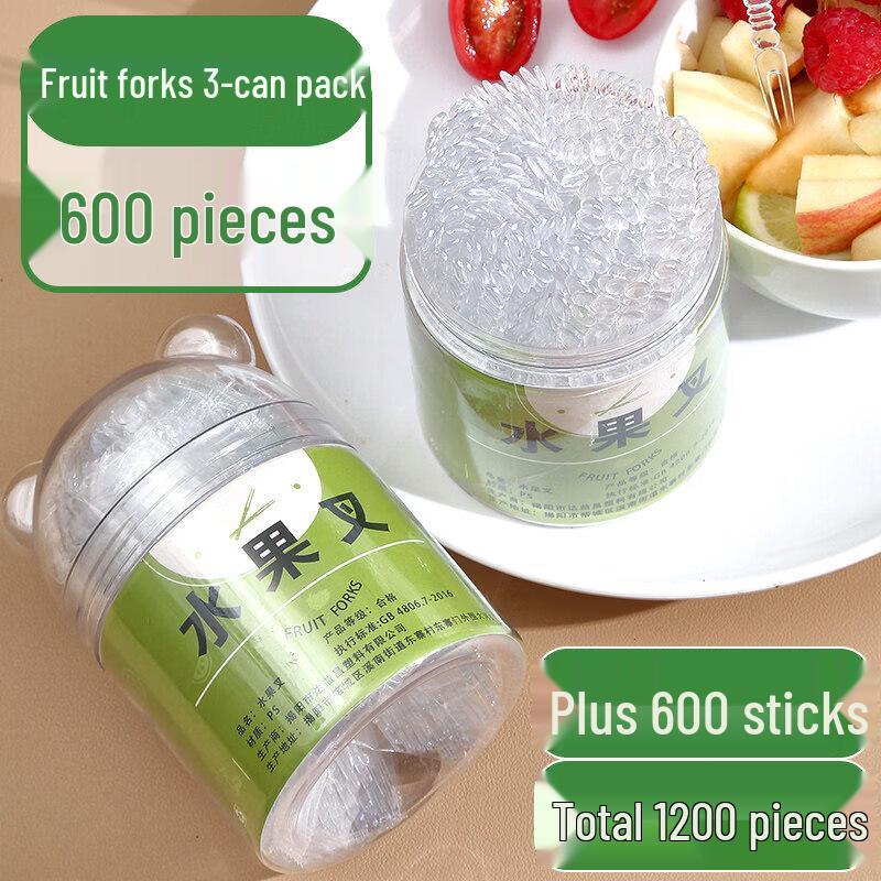Disposable Plastic Fruit & Cake Forks