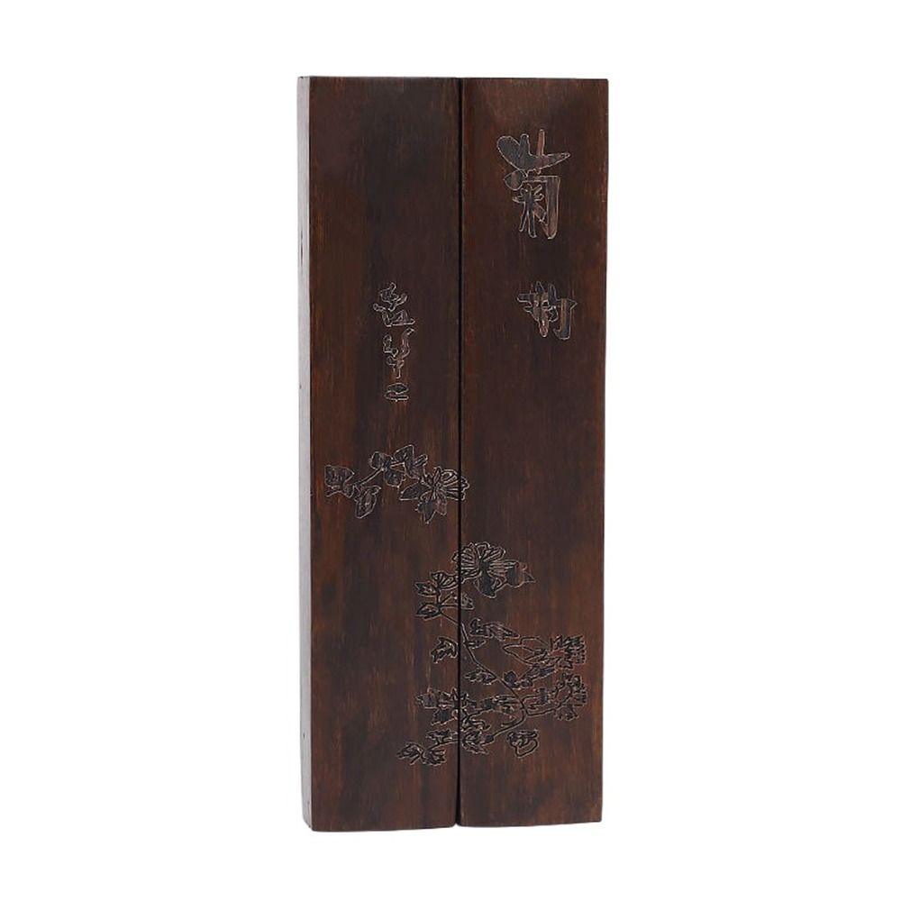 1Pair Natural Wood Paperweight Retro Calligraphy Tool Ancient Chinese Paper Weight  Art Supplies