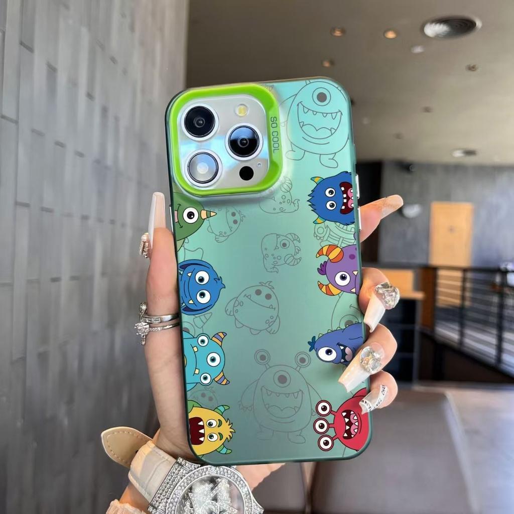 The little monster tide brand is suitable for Apple 15promax mobile phone case iPhone14/13/12mini protective case 16.