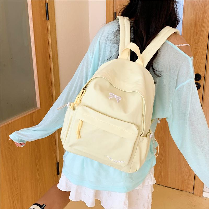 Schoolbag Japanese Ins Schoolbag for Women 1011 New High School Students College Style Backpack for Class Simple and Versatile Backpack for Women