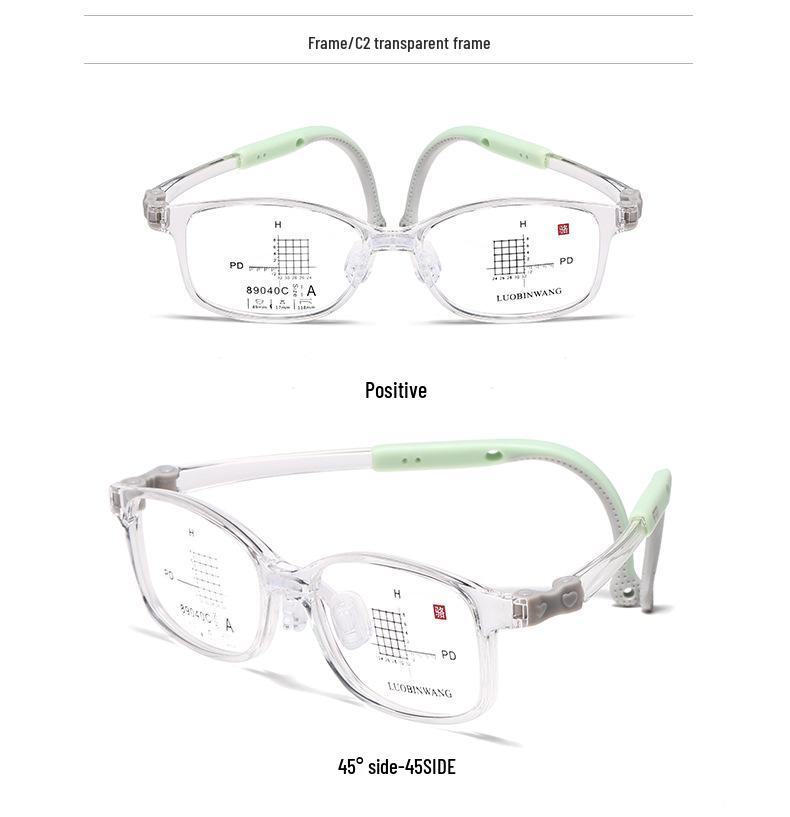 Children's Lightweight Silicone TR Eyeglass Frames for Myopia Control