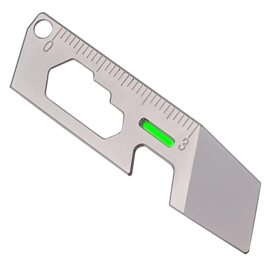 Mini Titanium Alloys Prys Bar Tool Small Prybar Keychains Ruler Multitool Bottles Box Opener Small Crowbars Camping Gear