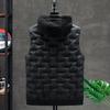 Vests Korean Mens Autumn Winter Vest Down Vests Men Casual Waistcoat Sleeveless Jackets Male Hooded Vest Men