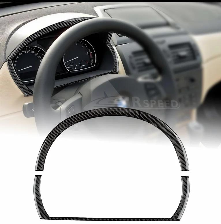 Carbon Fiber Dashboard Trim for BMW X3 E83 2004-2010 Interior Moulding Black