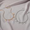 Crystal Butterfly Pendants Women Chokers Personality Gold Hollow Chain Choker Necklaces for Ladies Punk Collar jewellery