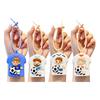 Bag Pendant with Hanging Chain, Cartoon Star Design Soft Silicone Stress Relief Keychain, Schoolbags Bag Decoration