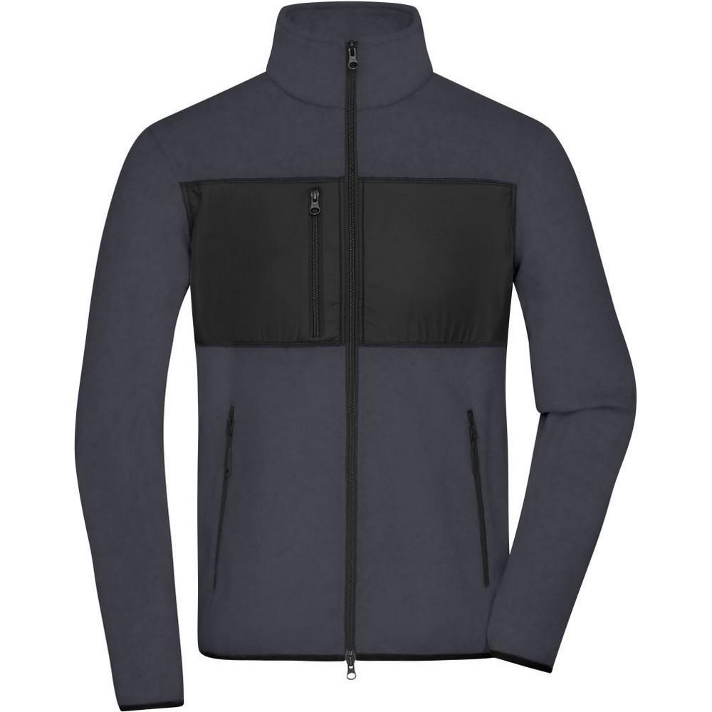 James and Nicholson Mens Fleece Jacket
