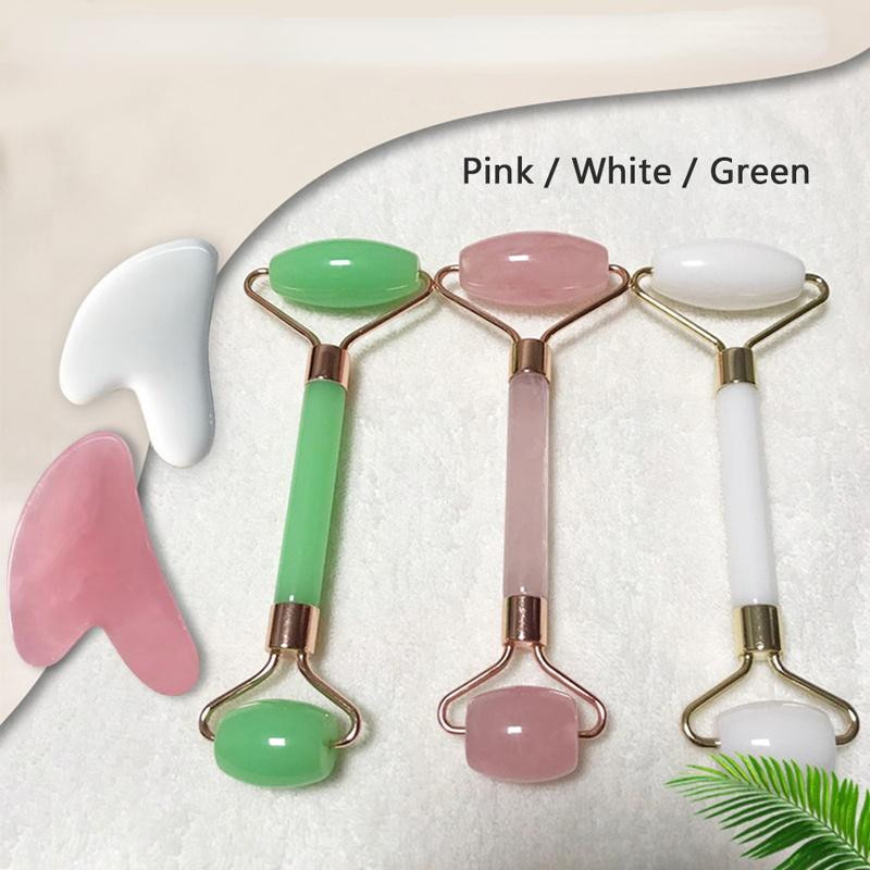 Face Gua Sha Scraper Board Massagers Natural Resin Gua Sha Roller Facial Skin Care Spa Massage Tool For Face Neck Skin Body
