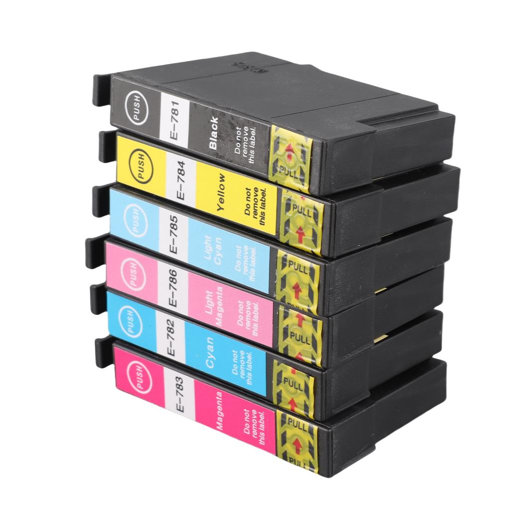 Ink Cartridge 6 Colors BK C M Y LC LM Printing Accessory for R260 R280 R380 RX580