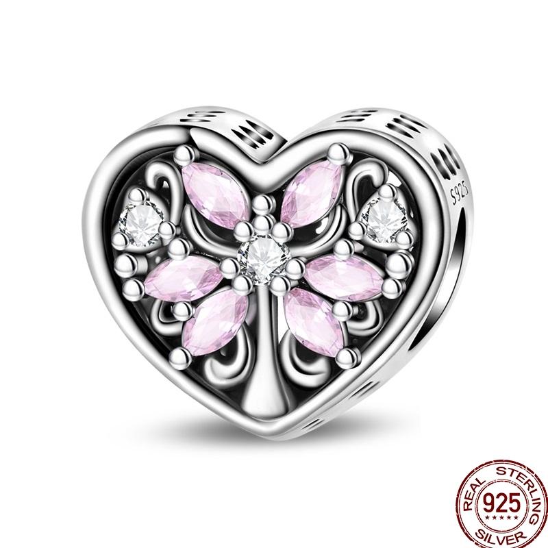 100% Copper Crown Shrimp Crab Charms Beads Butterfly Heart Birthday Pendants Fit Bracelet Jewelry Gifts Marking