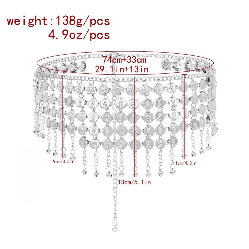 Vintage India Belly Dance Gold Silver Color Waist Chain Gypsy Thai Turkish Hollow Flower Chain Belts Afghan Dress Moroccan Belts