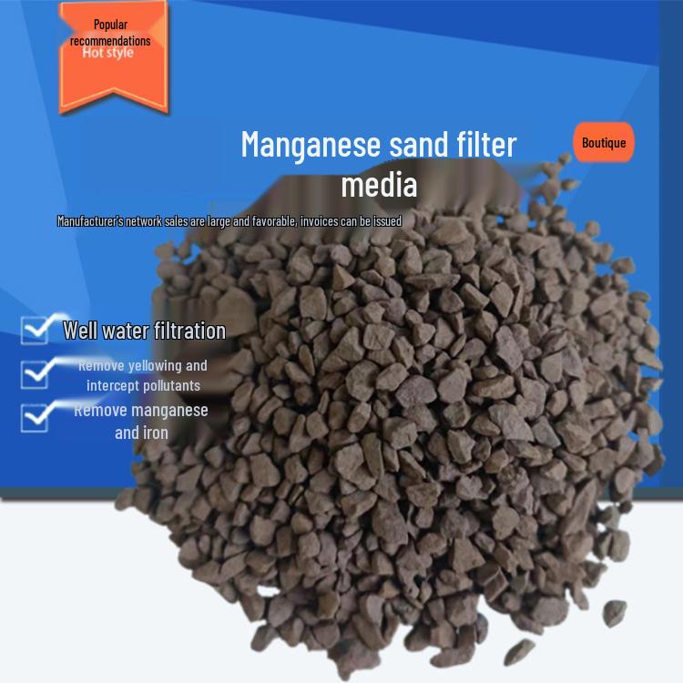 Manganese Sand Filter: Removes Iron & Manganese, Purifies Well Water, Eliminates Yellowing Manganese sand