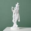 10Inch Krishna Statue Hindu God of Love Resins Sculpture Figurine Ornament for Home Temple Altar Desk Book Shelf Decors