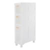 Bathroom Floor Storage Cabinet, Narrow Slim Storage Cabinet, Bathroom Organizer for Kitchens, Bedrooms,Living Rooms Clear Drawer