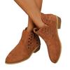Große Größe Mode Damenstiefel hohler quadratischer Absatz runde Spitze kurzer Schaft vielseitig neu Urlaub täglich Stiefeletten Mode Damenstiefel
