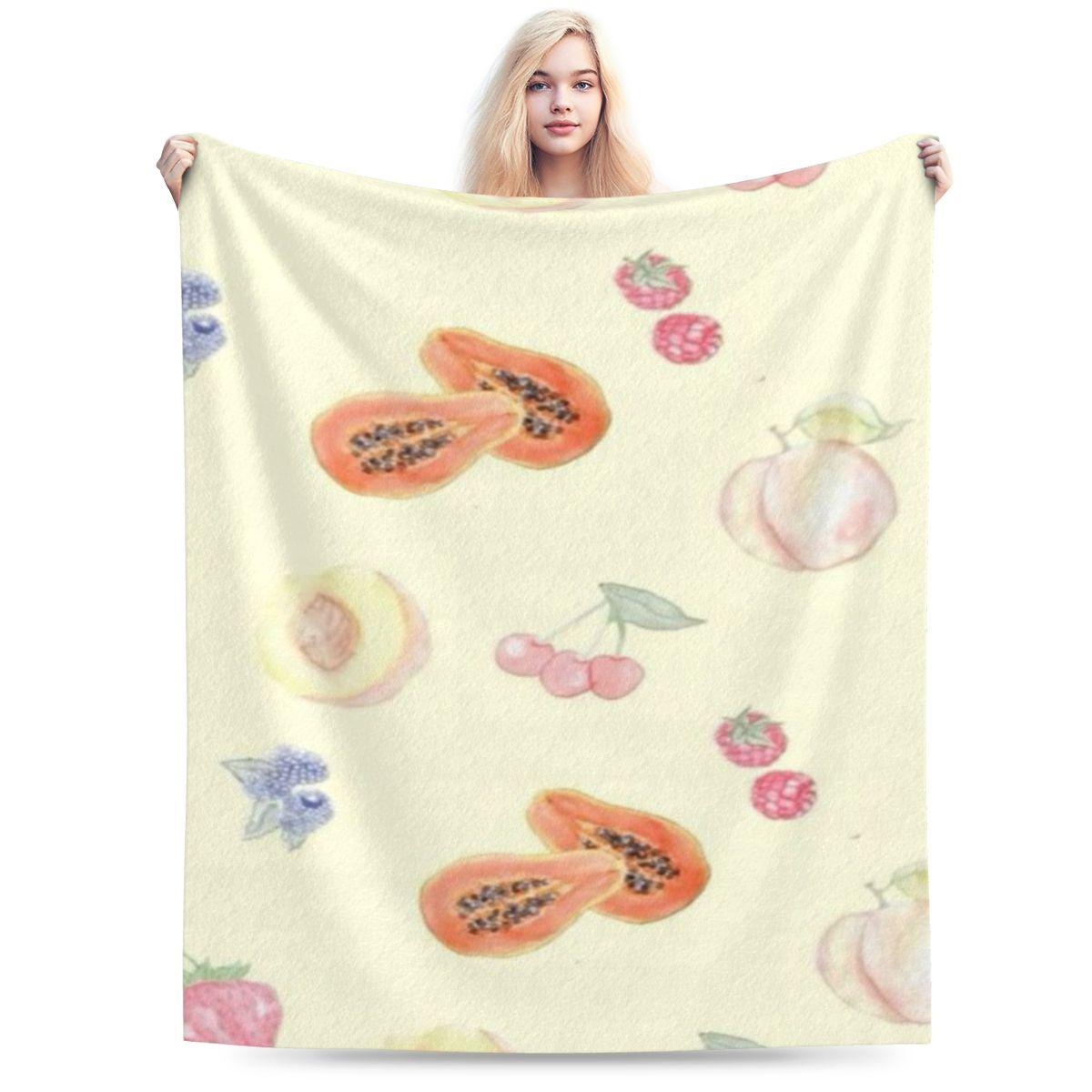 

Djerf Avenue Inspired Fruits Custom Comfortable Decorate Home An UltraSoft Micro Fleece Blanket 75x100cm