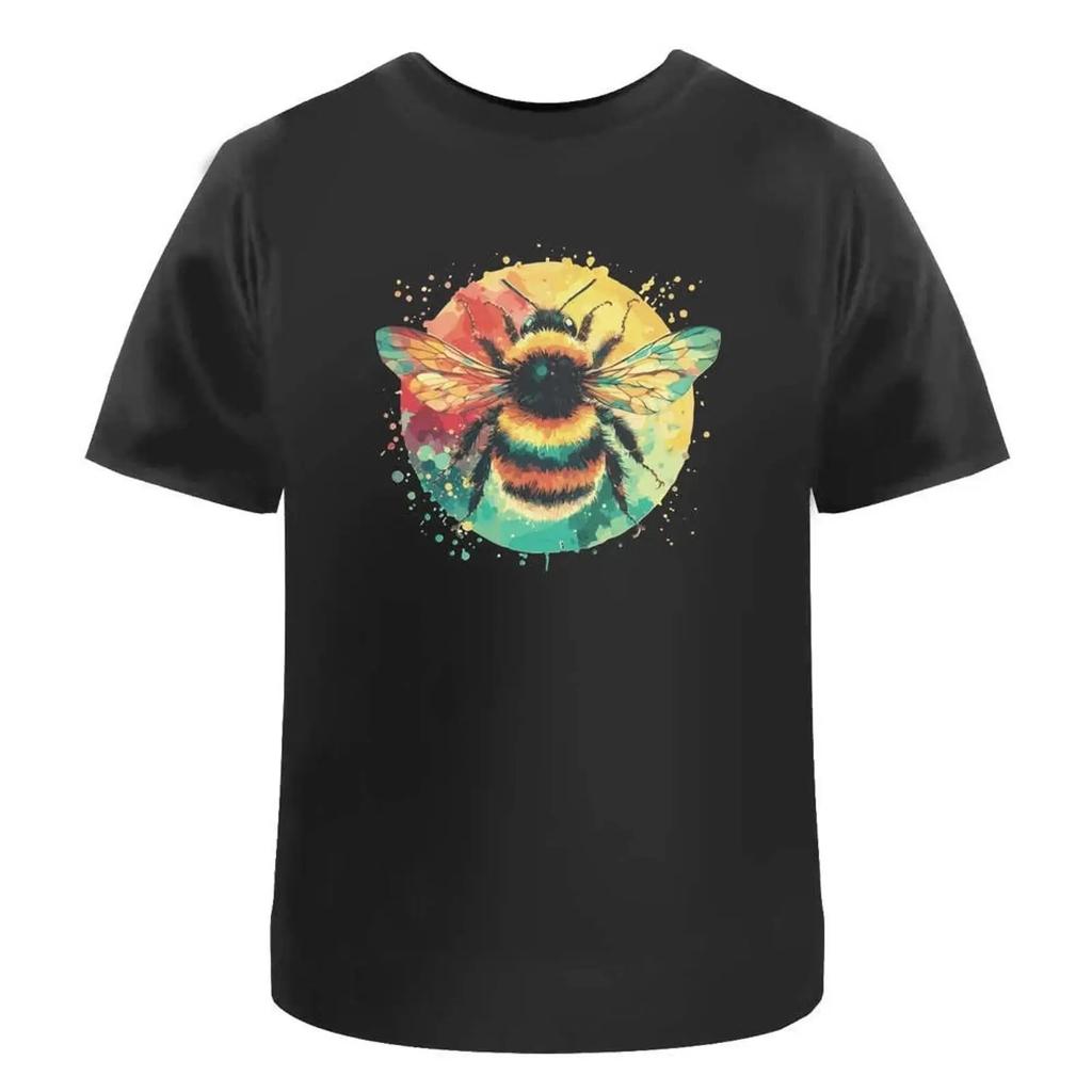 Colourful Bumblebee T Shirt 100 Cotton S Xxl Ta047530 Vintage Soft Designer Clothes Homme Streetwear Breathable