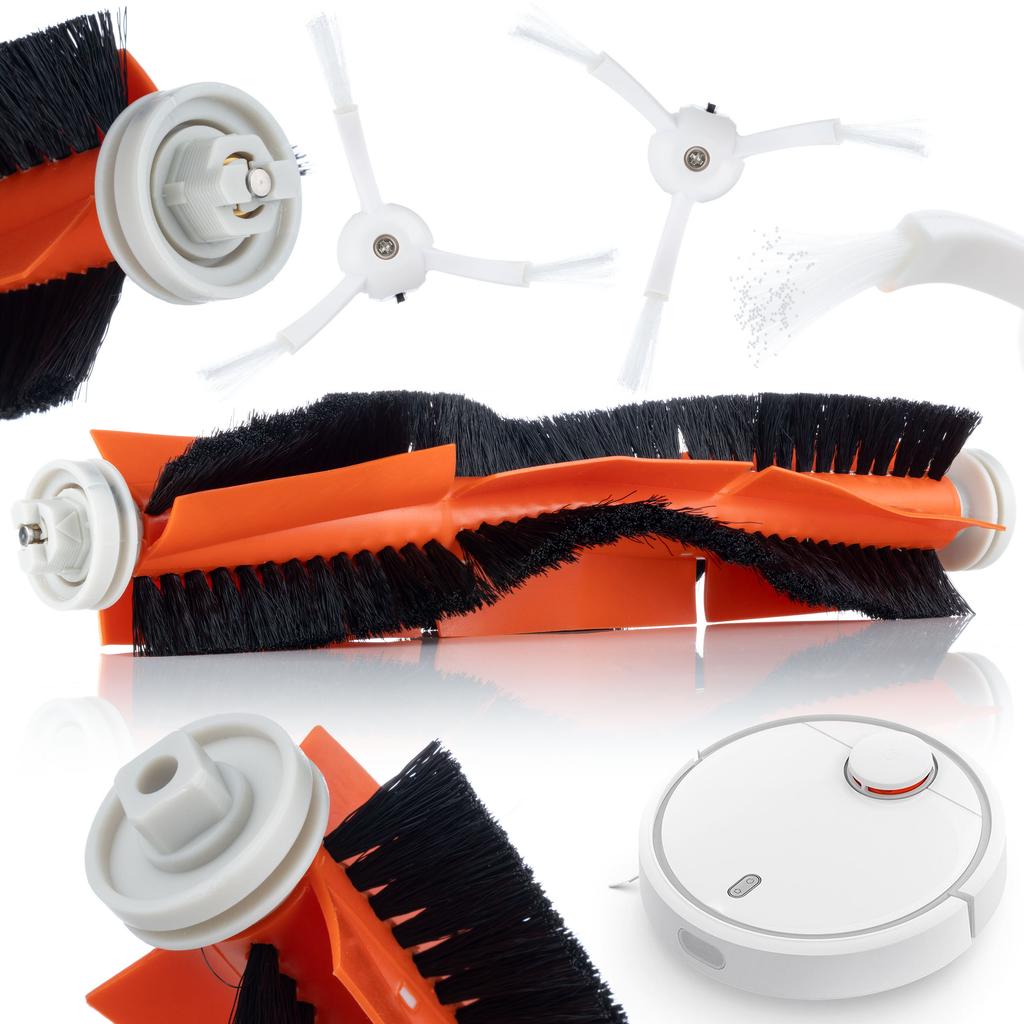 Set of spare parts for Xiaomi Mi Vacuum (1 pc. roller brush (main), 2 pcs. three-arm side brush)