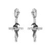 Gotisk Kors Ravn Punk Øredobber Edgy Mørke Smykker Unik Design Ørestikker Legering Hypoallergen Øresmykker for Kvinner