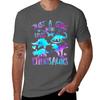 Just A Girl Who Loves Dinosaurs - Dinosaur Theme Teen Girls T-Shirt Plus Size Loose Short Sleeve Top