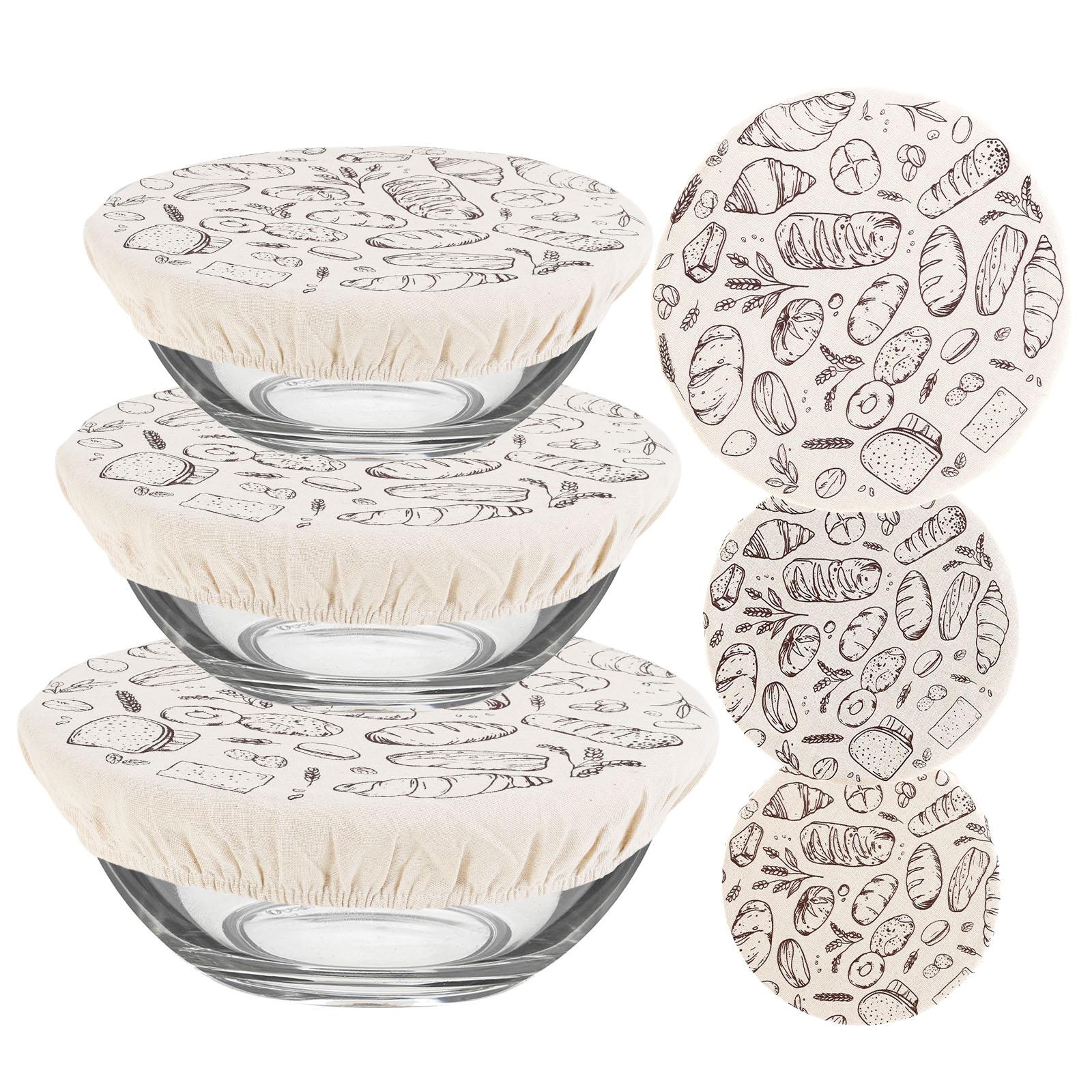 

3Pcs Sourdough Bowl Cover Baking Accessories Elastic Bread Proofing Dough Rising Cover for Grain Sprouting Yeast Cultivation