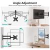 TV Wall Mount Iron Space Saving High Stability Adjustable TV Wall Mount Bracket for Echo Show 15