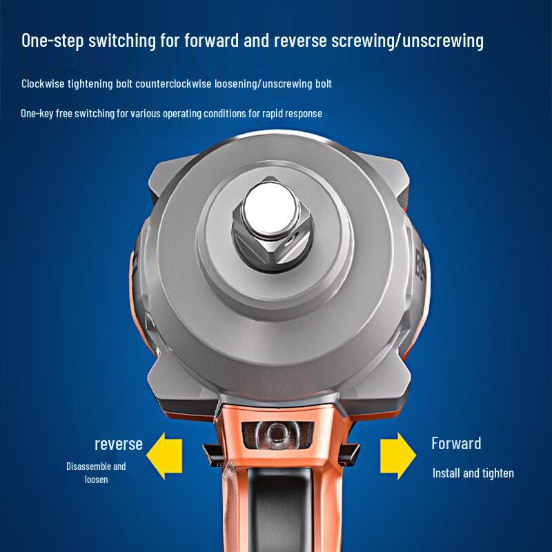 Dongcheng 20V Brushless Cordless Impact Wrench (698N·m) CN plug (adapter included)