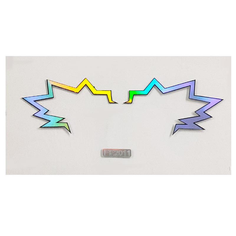 Προσωρινό αυτοκόλλητο προσώπου Αυτοκόλλητο τατουάζ Stage Art Αυτοκόλλητο ομορφιάς DIY Προσομοίωση λέιζερ αυτοκόλλητο με λέιζερ