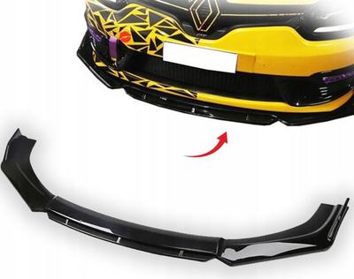 Universal Front Bumper Splitter Glossy Black Spoiler