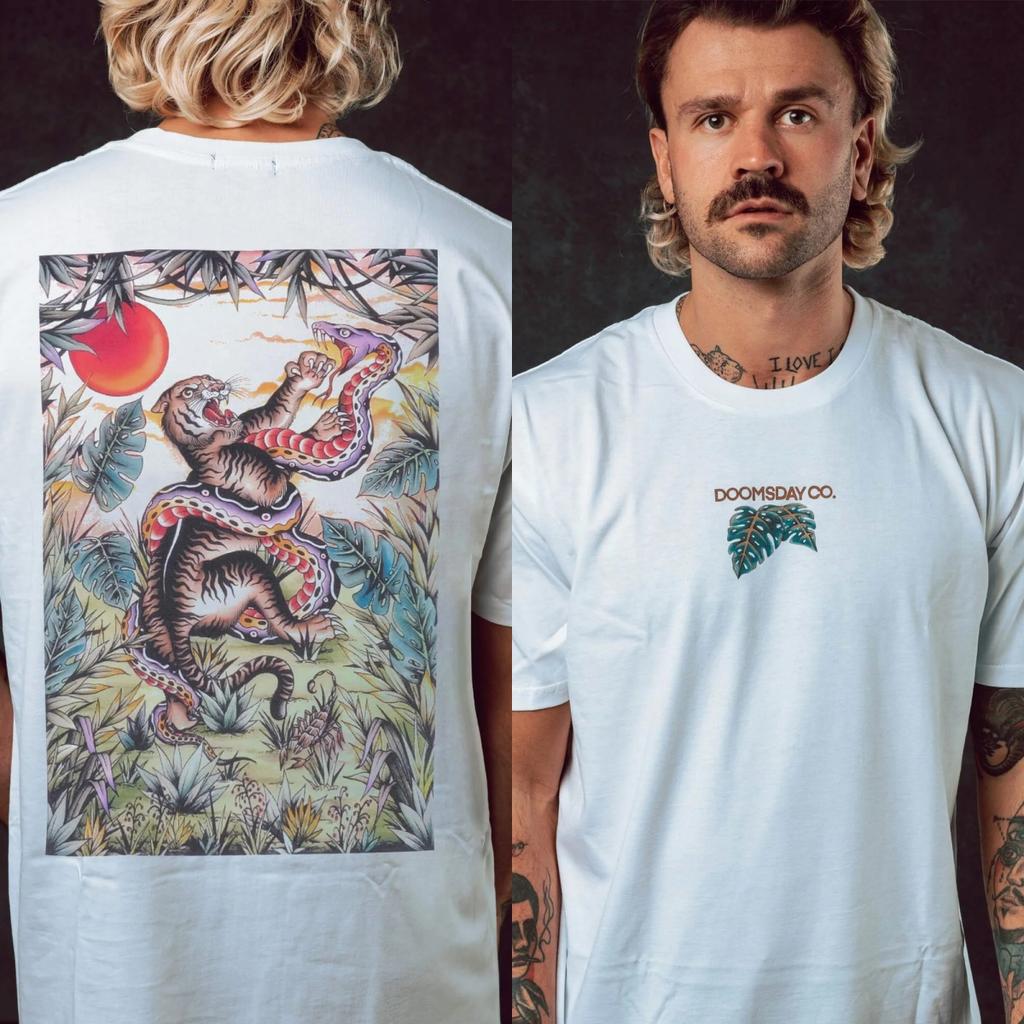 Eisenzeit Sullen Tattoo Art T-Shirt 100% Baumwolle Grafik-T-Shirt Unisex Unisex Sommer Streetwear