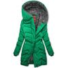 Autumn and Winter Cotton-padded Clothes Women's Hooded Warm Velvet Cotton-padded Clothes Medium and Long Jackets Black Cotton-padded Jackets