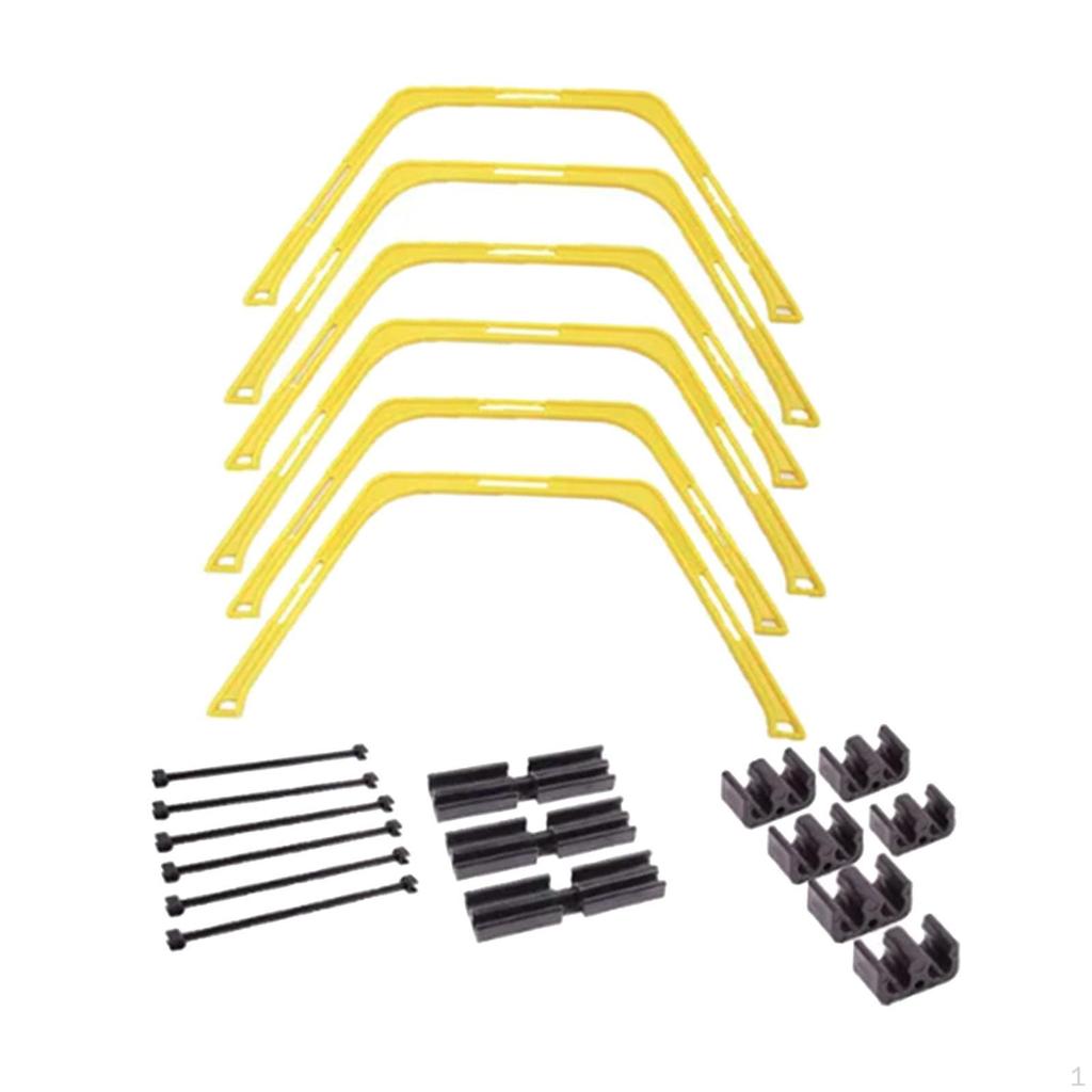 Hex Agility Rings Footwork Training and Speed Hurdles Ladder Multifunction Workout Soccer