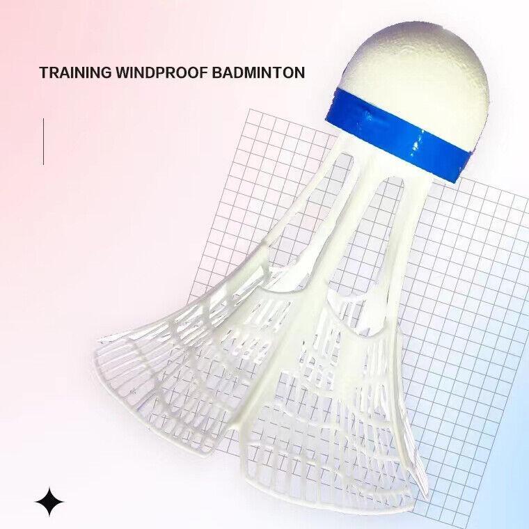 1 pz antivento badminton plastica nylon allenamento professionale super resistente per giocare a palloni da allenamento all'aperto