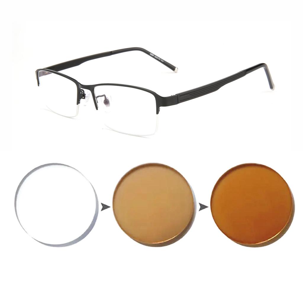 Photochromic Eye Glasses Men Women Myopia Eyeglasses Finished Glasses Students Short Sight Eyewear 0 -0.5 -1 -1.25 -1.5 -1.75 -6