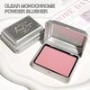 Water-Resistant Silky Matte Blush Powder | 4-Color Options | Compact Iron Box Design | Long-Lasting Flawless Skin Tone Enhancement