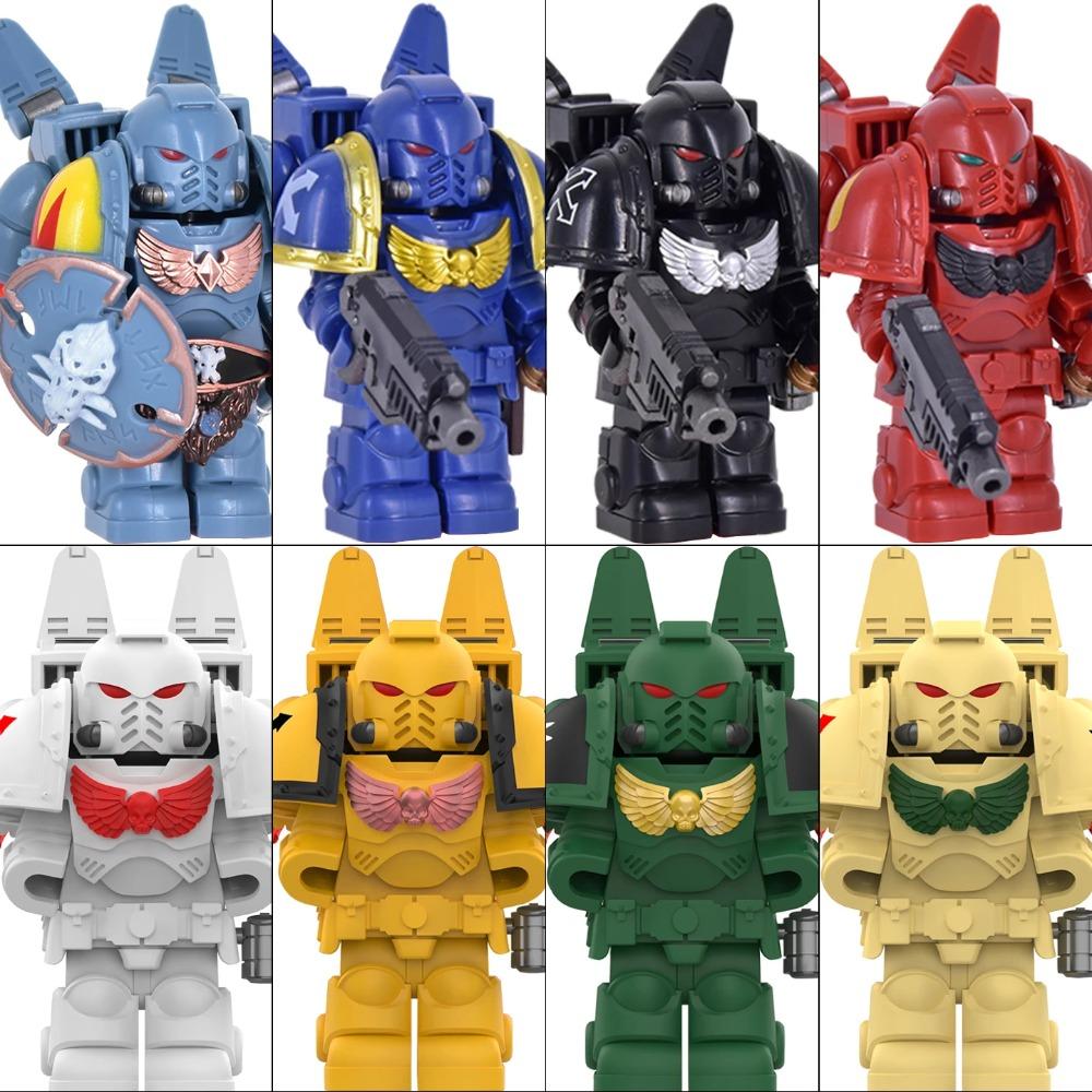 Militray Custom Heavy Armor Building Block Figures Mini War Soldier Model Kit Compatible with Major Brands Gift for Collectors