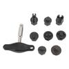 9Pcs Oil Pan Drain Plug Repair Kit Portable Versatile Oil Sump Drain Plug Tool Set for Plastic Oil Pan Oil Drain Plug