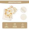 Artoid Mode Wildflowers Bloom Floral Pumpkin Leaves 210 GSM Fall Table Runner, Seasonal Autumn Kitchen Dining Table Decoration for Home Party Decor