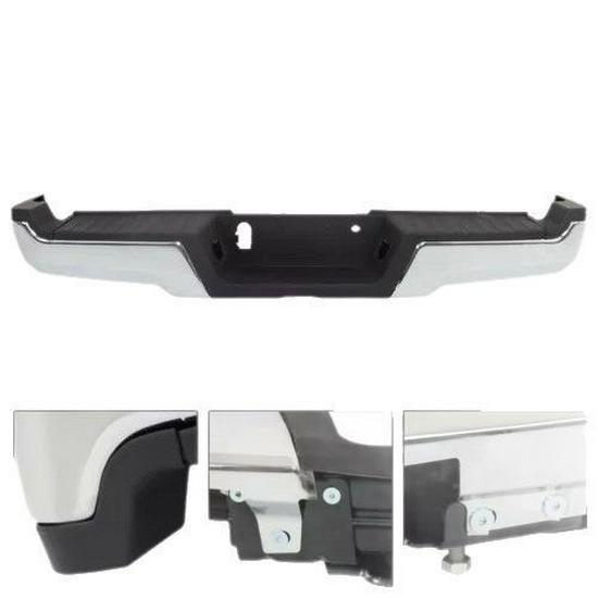 

Rear Bumper for 2017-2022 Ford F250 (No Holes) FO1103197 FO110395 Matte Black