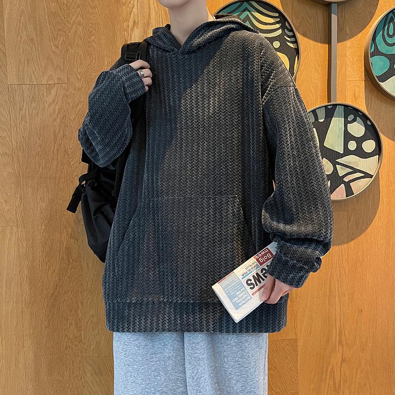 Men's Sweatshirt Casual Versatile Pullover Hooded Long-sleeved T-shirt Top