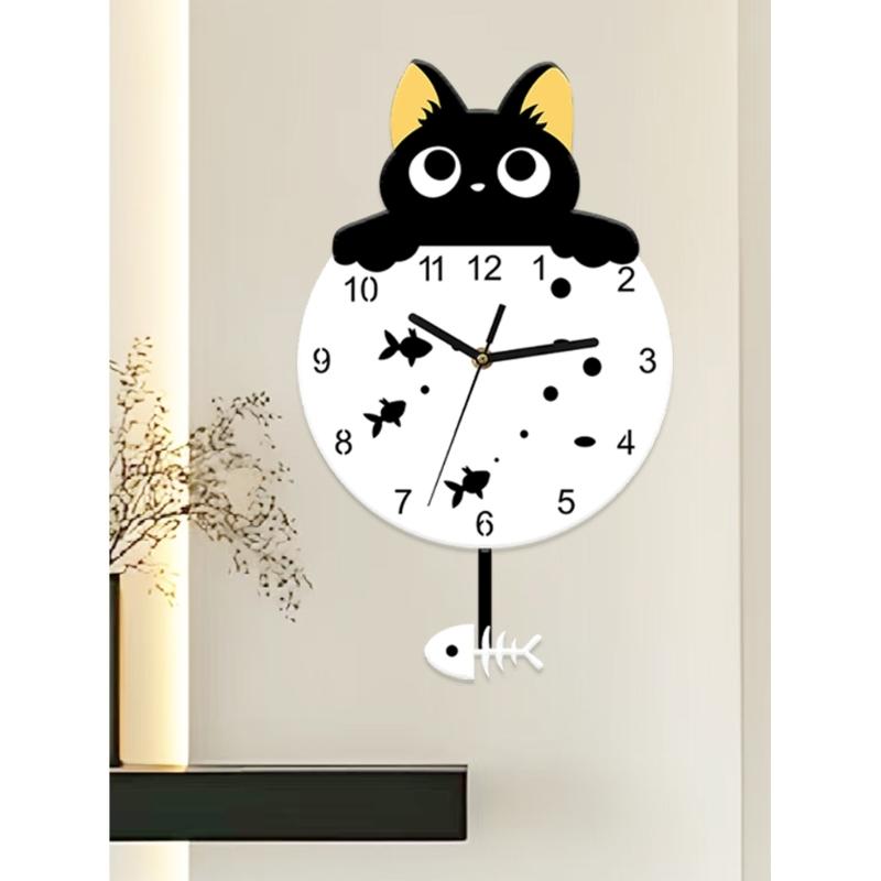 שעון קיר שקט ללא טיק-טק מופעל על ידי סוללה שעונים קלים לקריאה לבית/מטבחים/כיתה/בית ספר