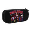 New Haaland The Terminator Norway Pencil Case  Pencil Pouch Pen for Student Big Capacity Pencil Bags School Supplies Stationery