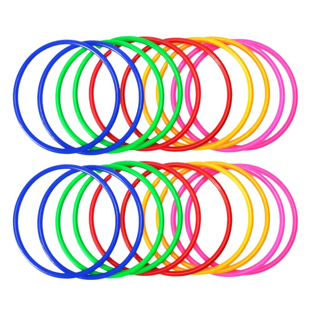 

Dotcom Prime Кольца для бросания для фестивалей, классики, диаметр 24 см, 5 цветов, по 4 каждого, 20 колец