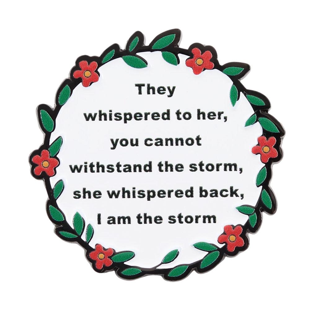 Inspirational Heart-Warming Quote Lapel Pin