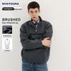NVG·YOUNG Unisex Fleece Lined Half-Zip Pullover Sweatshirt