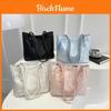 New Chinese Style Large Capacity Tote Bag For Women With Lace Accents For Daily Use