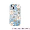 Flower Bear Apple 15 Mobile Phone Case Iphone14promax Transparent Soft Rubber 13/12/11 All-inclusive Anti-drop XR